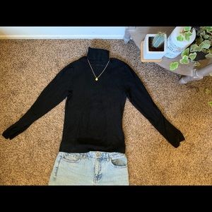 Vintage Geoffrey Beene black turtleneck sweater